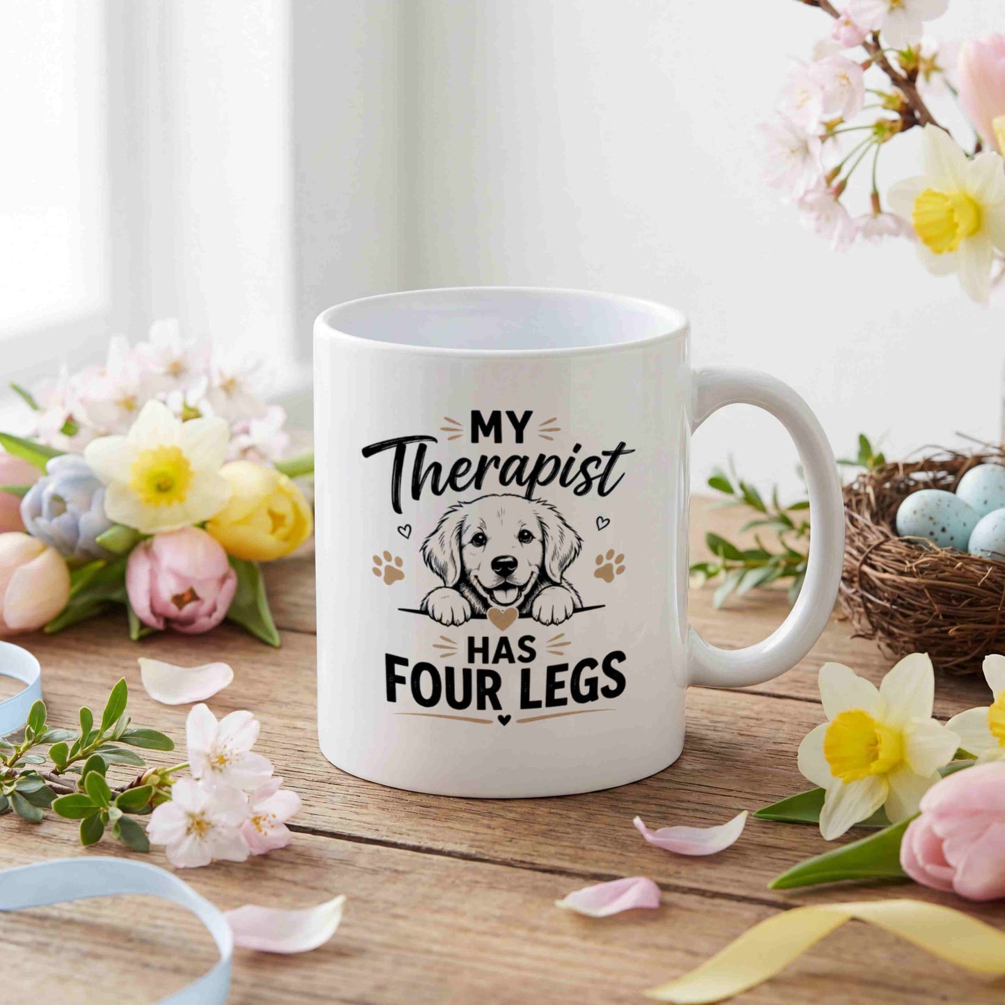 My Therapist Has Four Legs Mug 🐶❤️