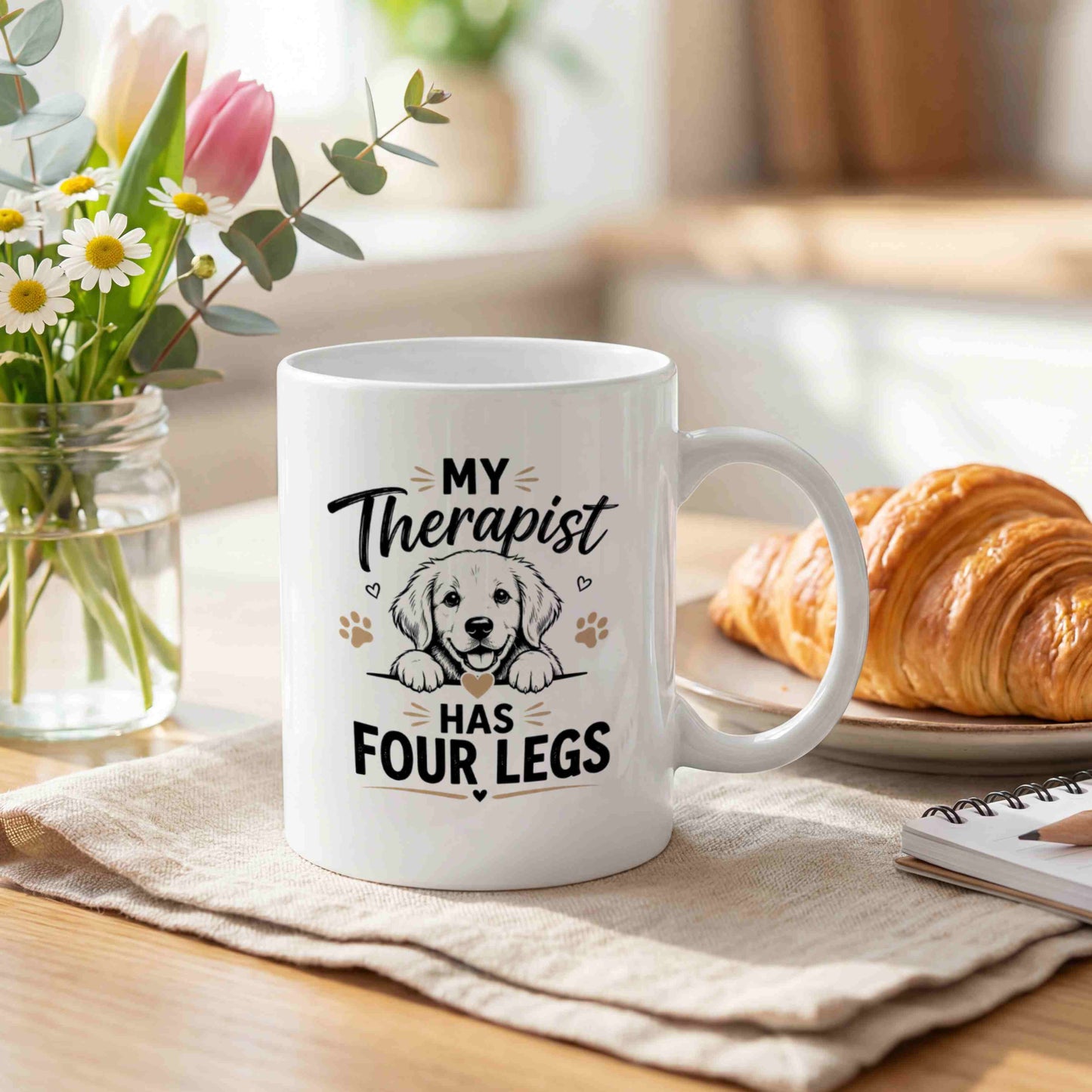 My Therapist Has Four Legs Mug 🐶❤️