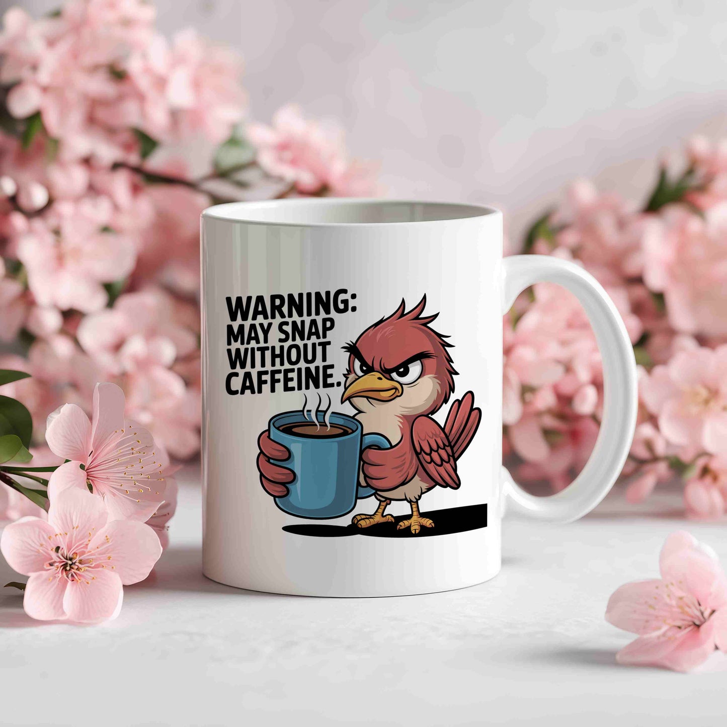 Warning: May Snap Without Caffeine Mug