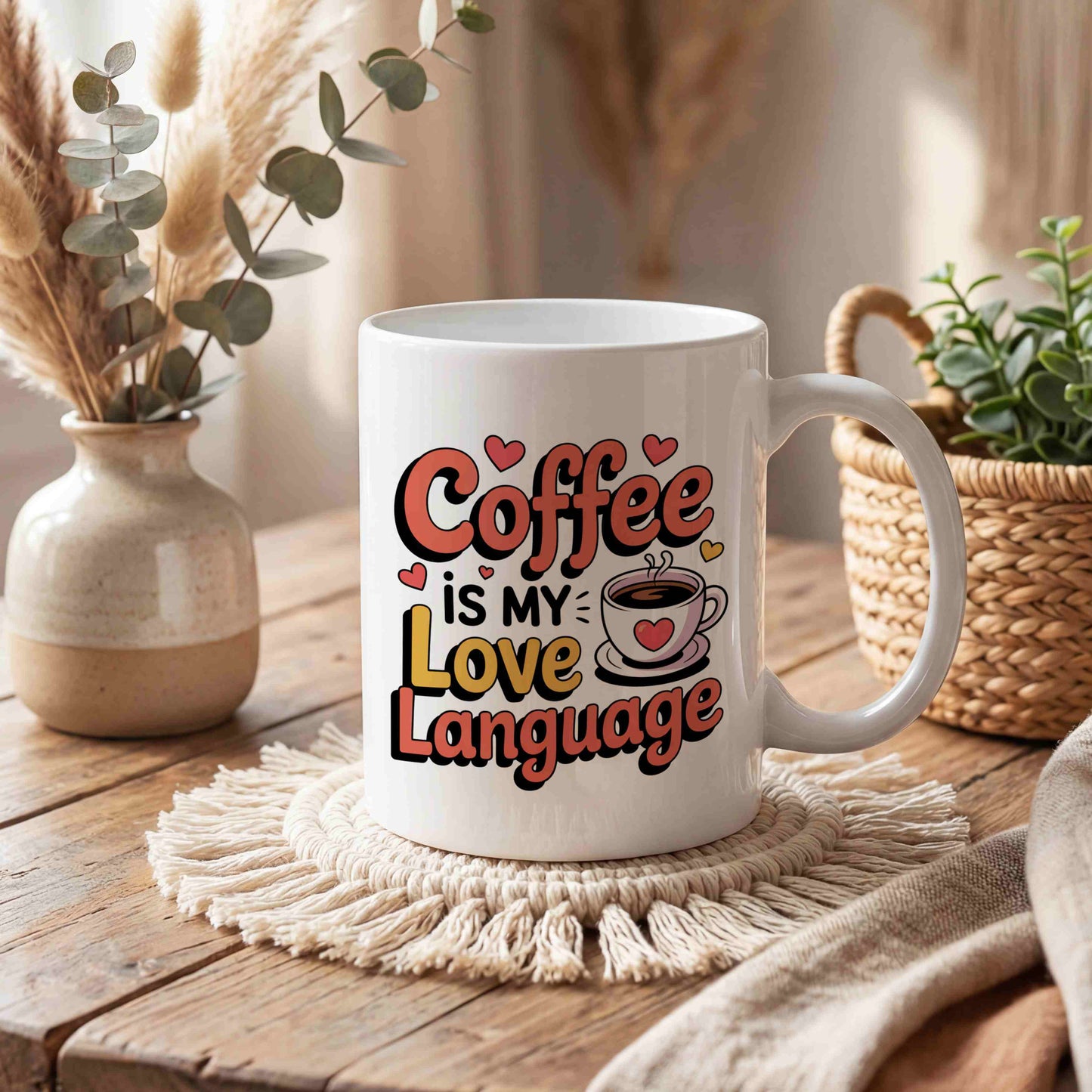 Coffee is My Love Language Mug ☕❤️