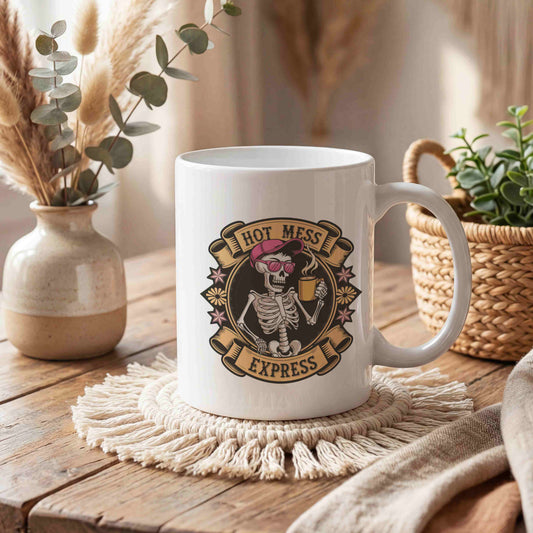 Hot Mess Express Mug 💀☕
