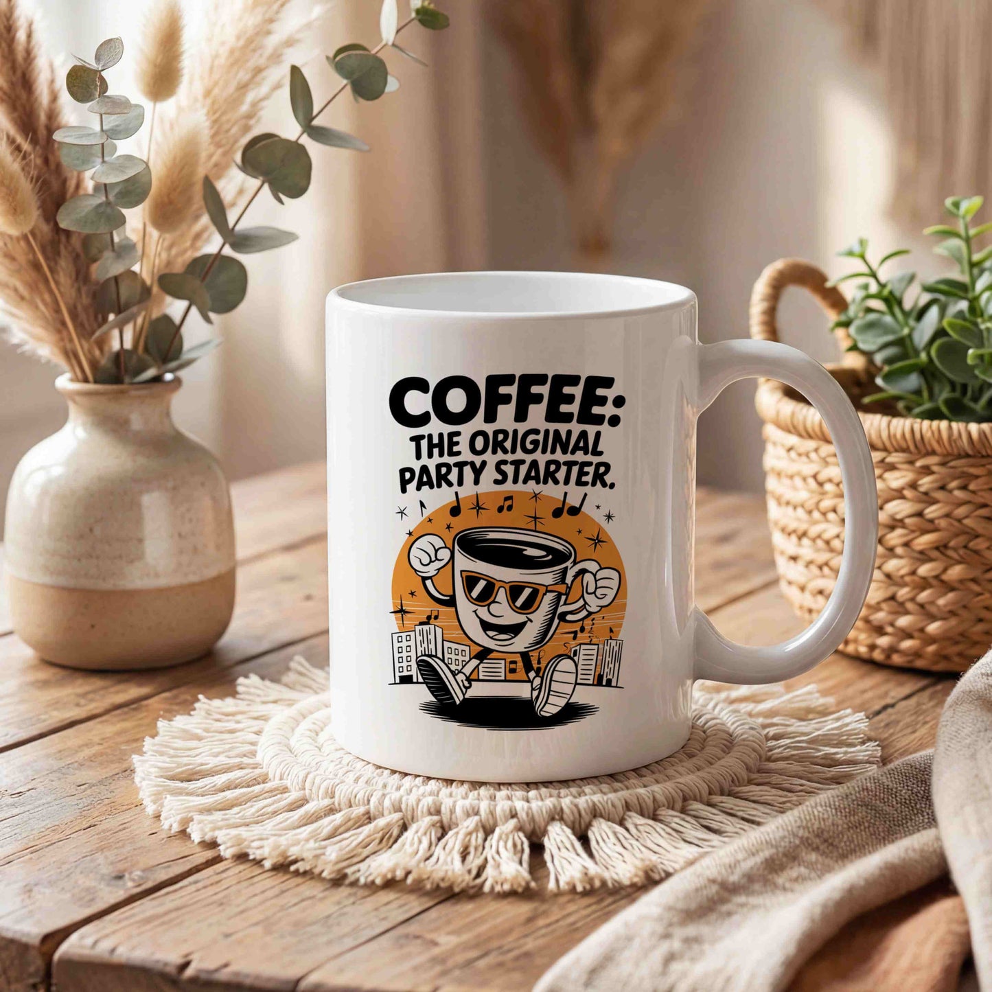 Coffee: The Original Party Starter Mug ☕😎