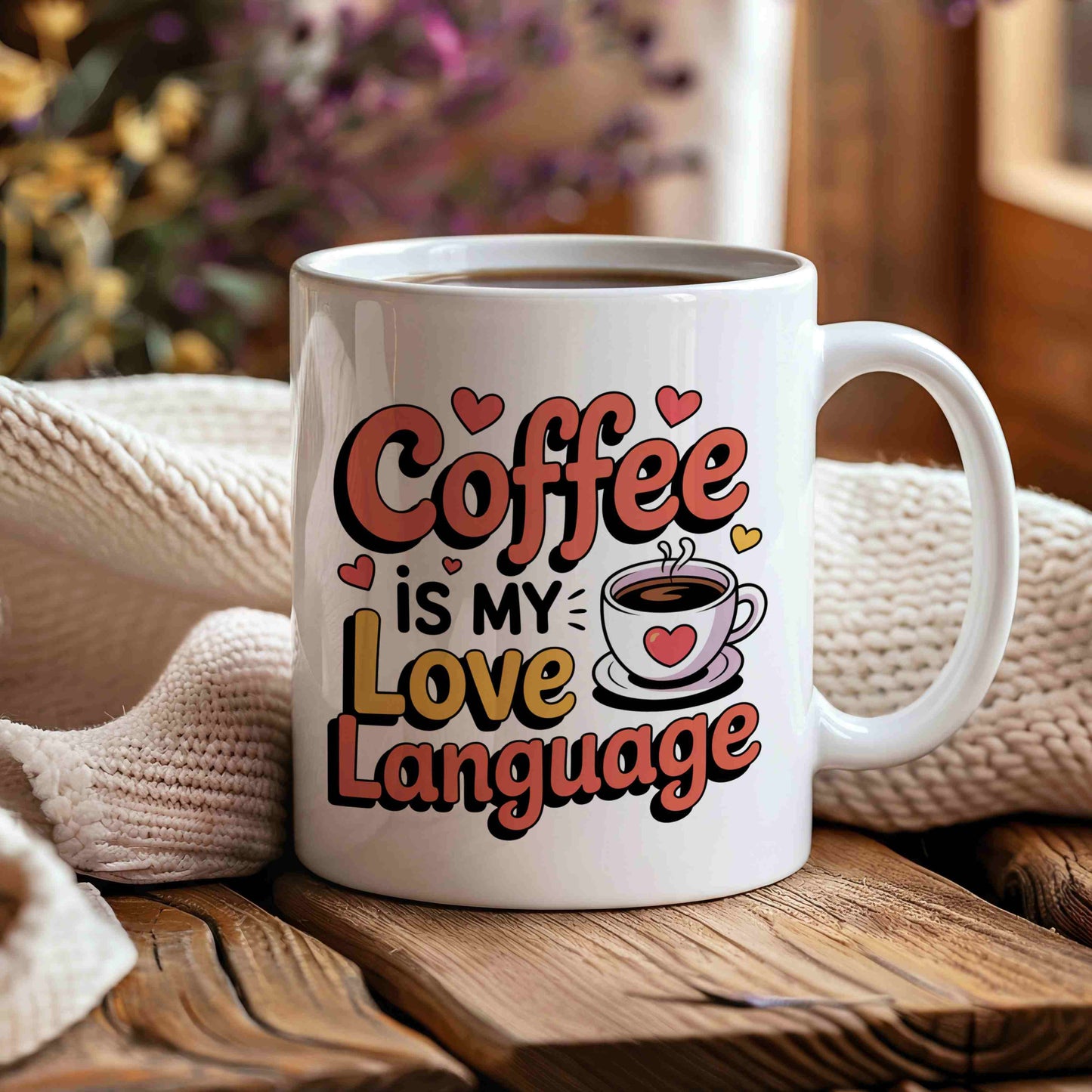 Coffee is My Love Language Mug ☕❤️