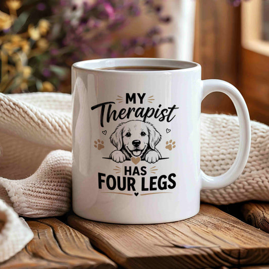 My Therapist Has Four Legs Mug 🐶❤️