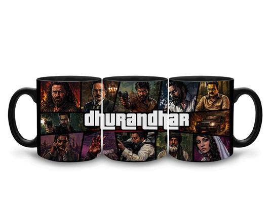 Dhurandhar Mug - Black Mug